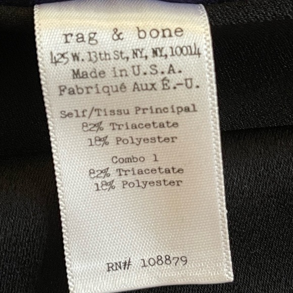 NWOT Rag & Bone | Harper Jersey Colorblock Swing Dress (XS) - Picture 7 of 9